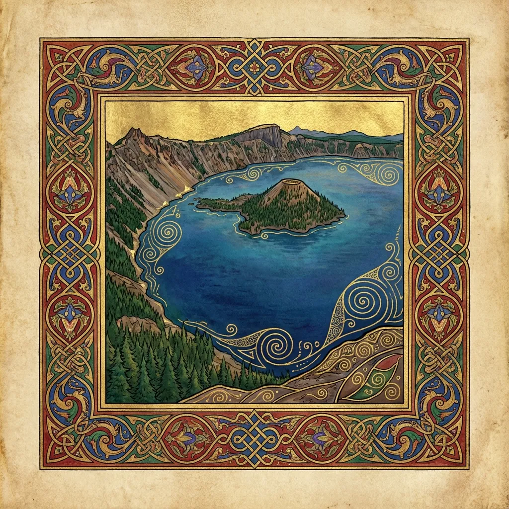 Crater Lake Caldera & Wizard Island