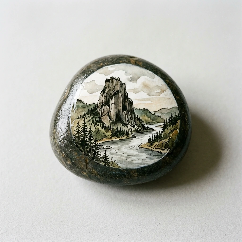 Beacon Rock & Columbia River Gorge Basalt Monoliths