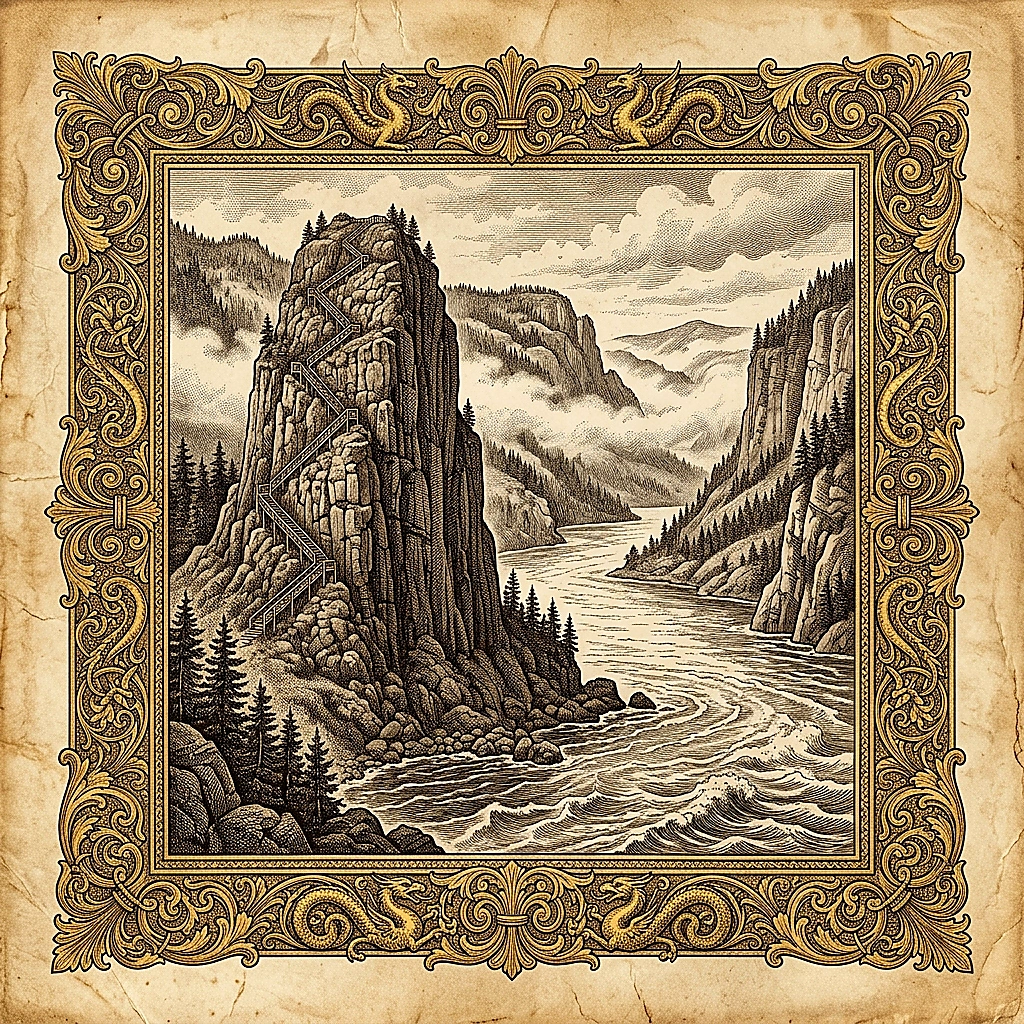 Columbia River Gorge Basalt Monoliths