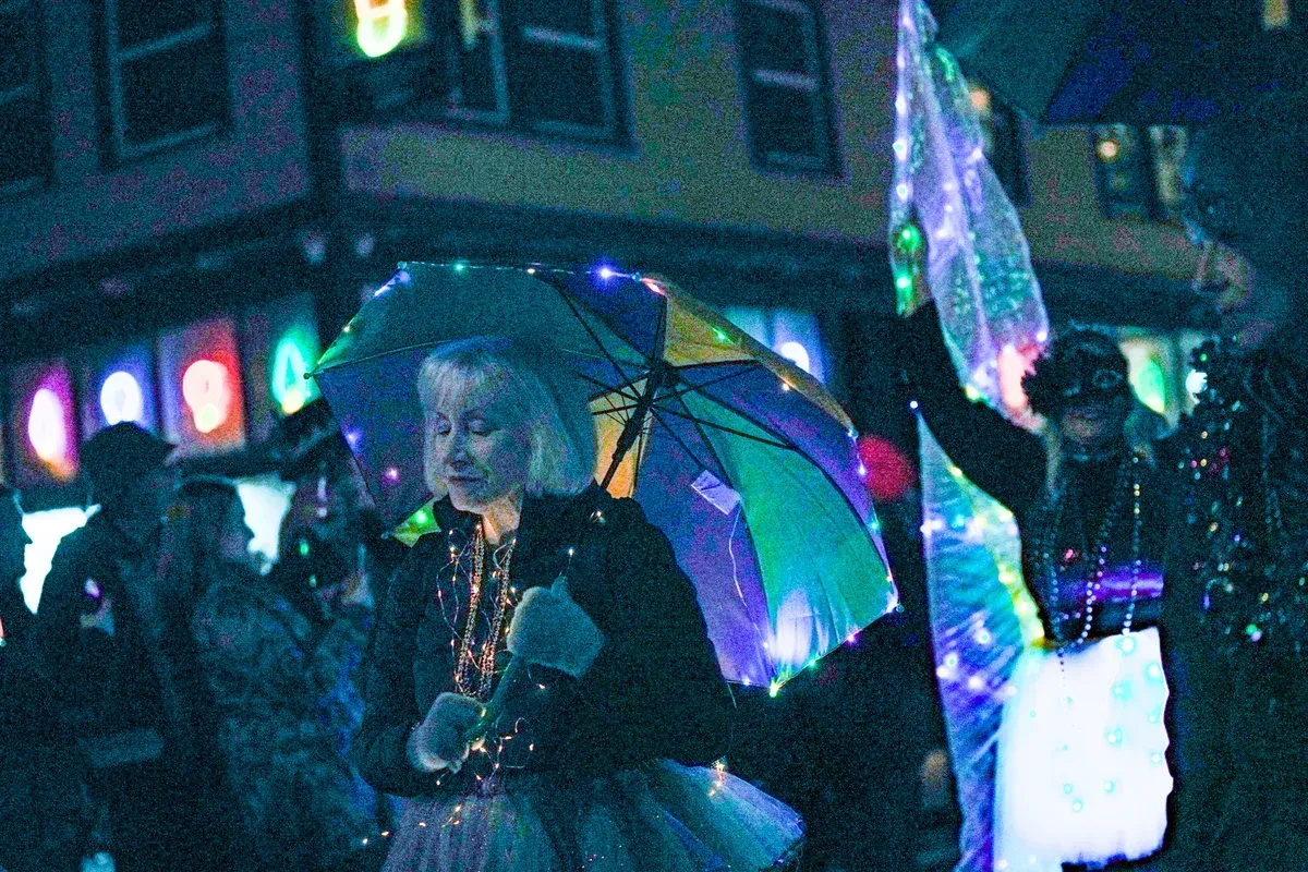 Second Line on Mississippi: Lady with the Umbrella