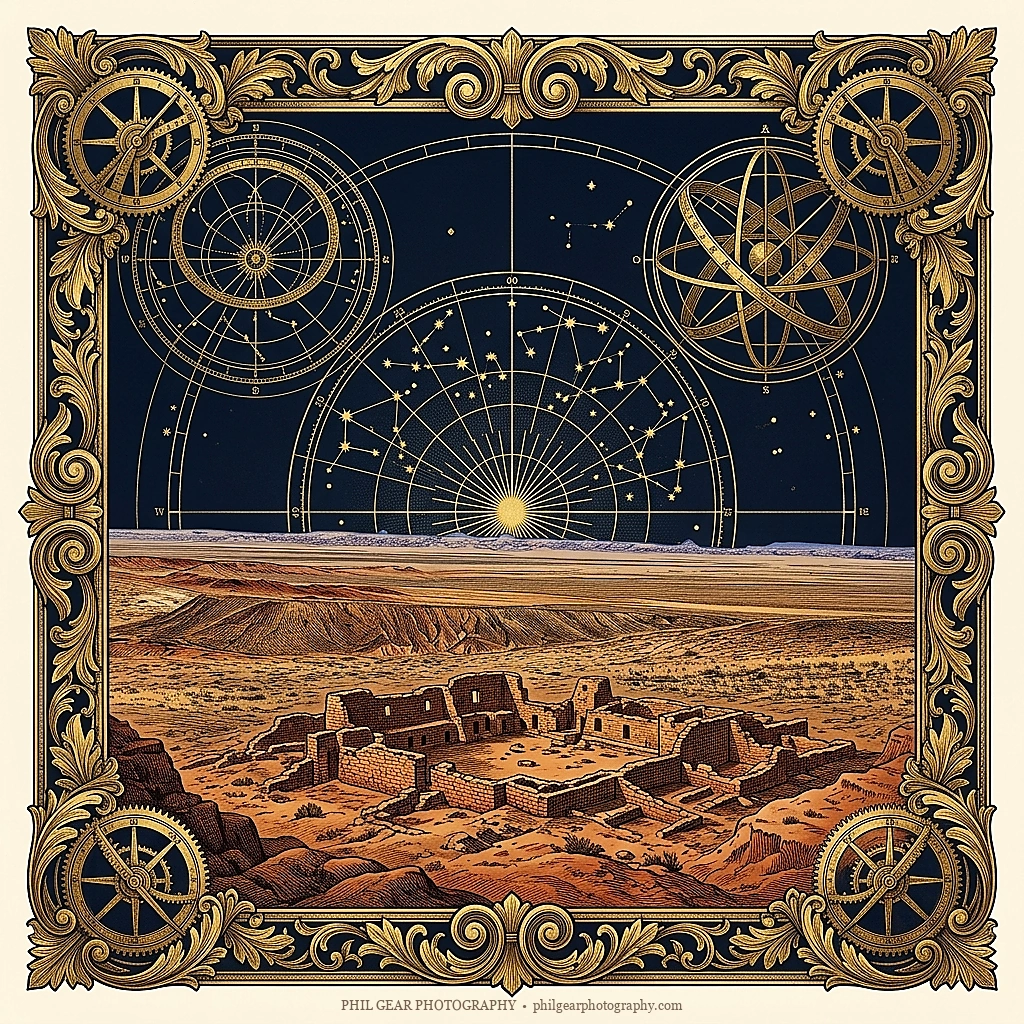 Homolovi Ancient Pueblo Mesa & Star Chart