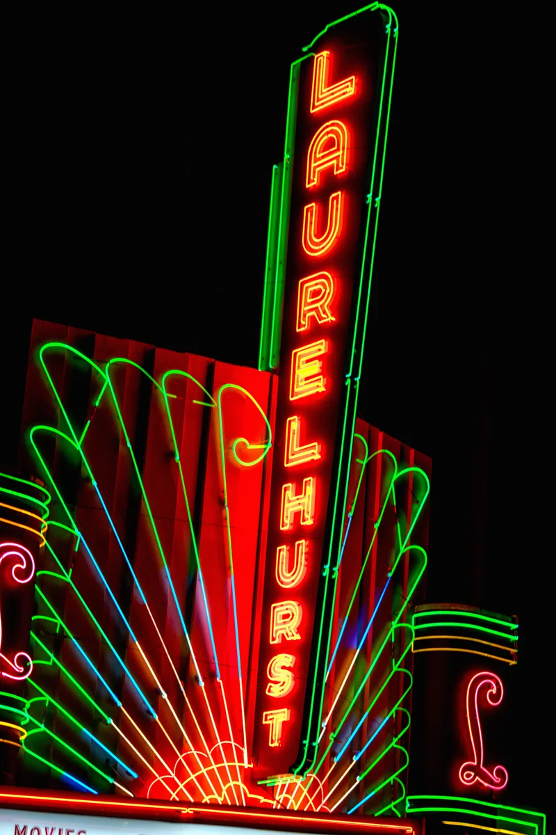 Historic Laurelhurst Theater Neon Marquee